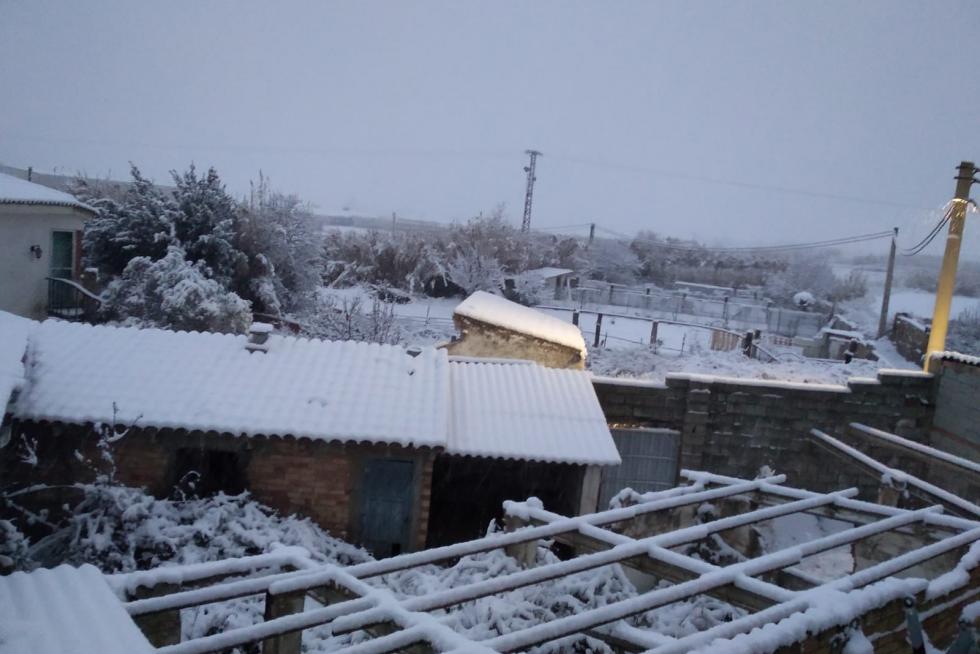 La tormenta Filomena llega a la provincia de Huesca