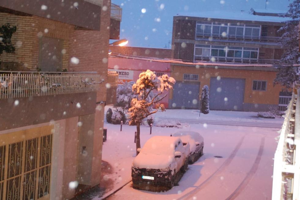 La tormenta Filomena llega a la provincia de Huesca