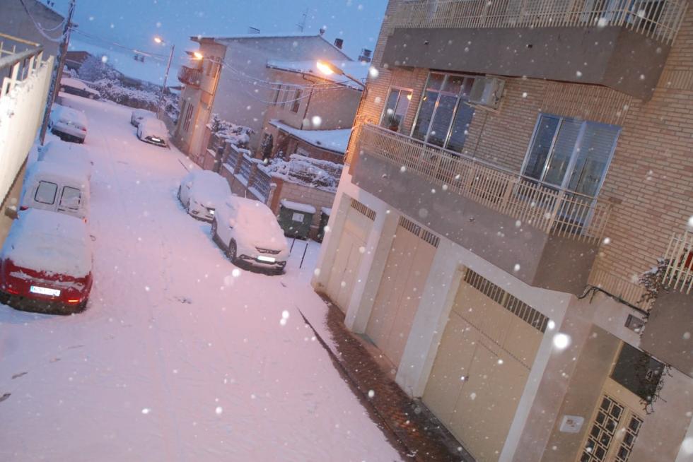 La tormenta Filomena llega a la provincia de Huesca