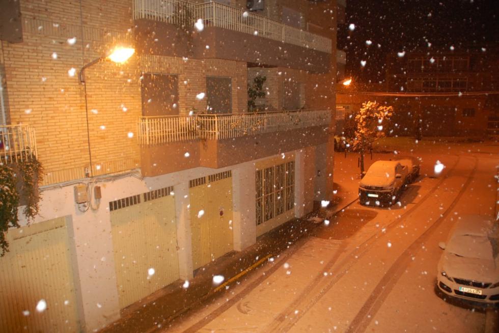 La tormenta Filomena llega a la provincia de Huesca