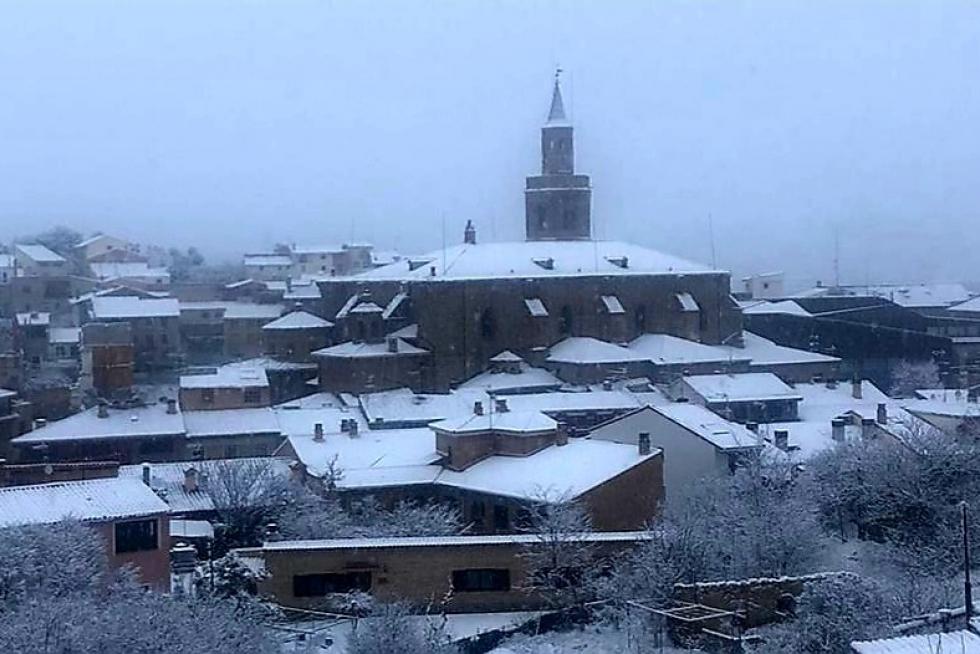 La tormenta Filomena llega a la provincia de Huesca