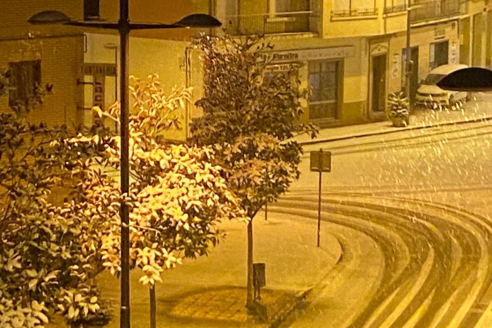 La tormenta Filomena llega a la provincia de Huesca