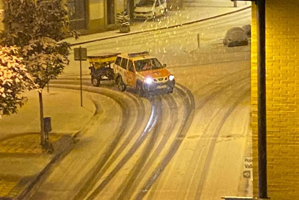 La tormenta Filomena llega a la provincia de Huesca