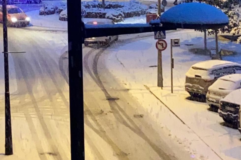 La tormenta Filomena llega a la provincia de Huesca
