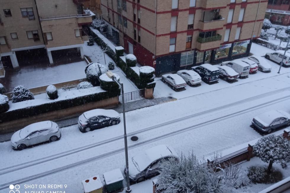 La tormenta Filomena llega a la provincia de Huesca