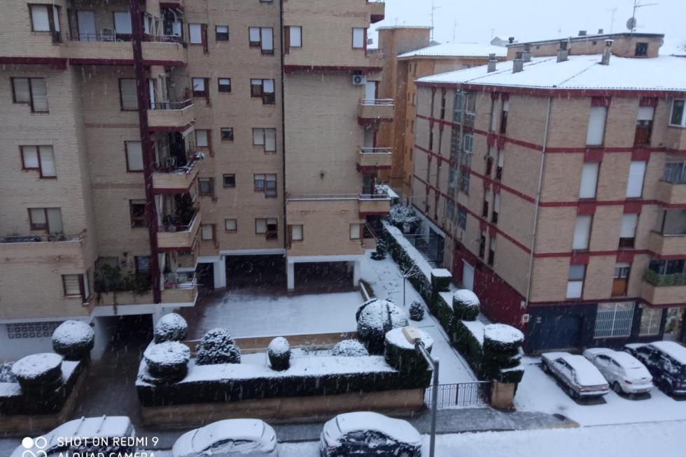 La tormenta Filomena llega a la provincia de Huesca