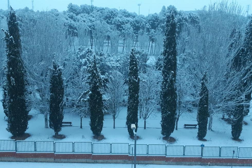 La tormenta Filomena llega a la provincia de Huesca