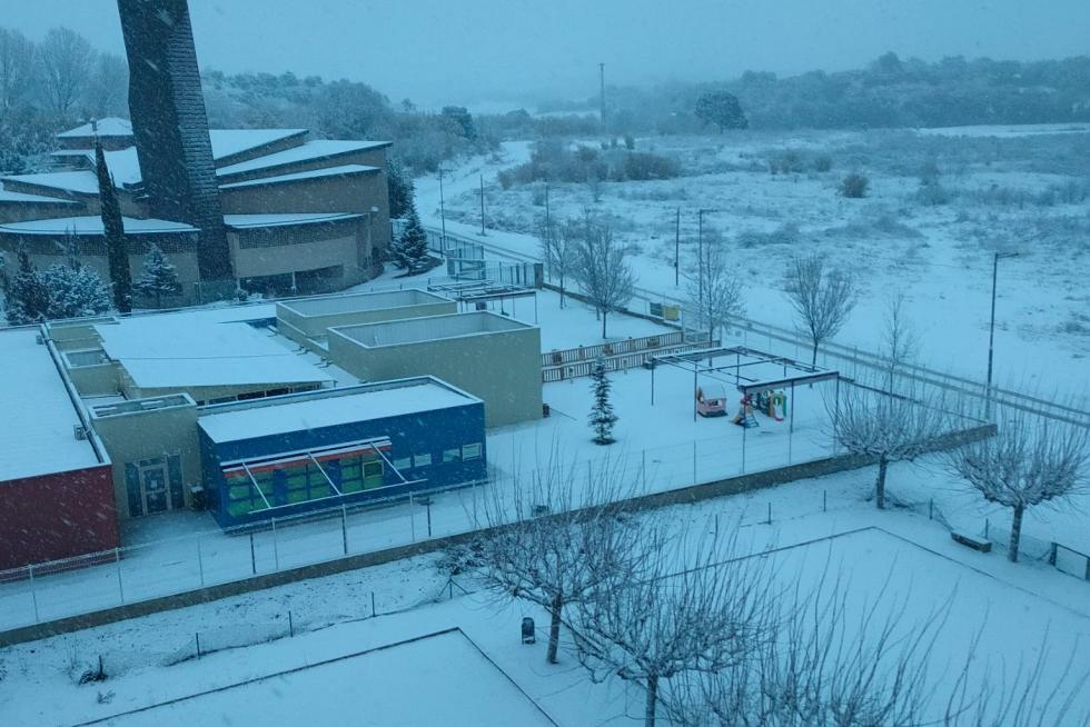 La tormenta Filomena llega a la provincia de Huesca