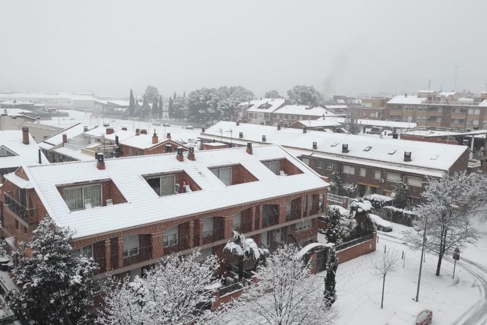 La tormenta Filomena llega a la provincia de Huesca