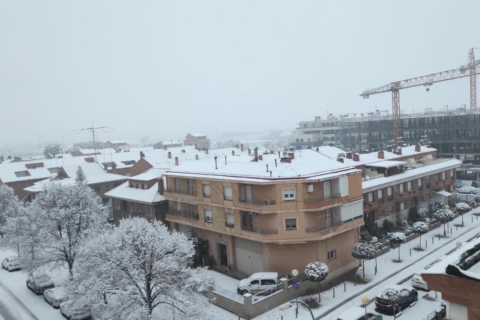 La tormenta Filomena llega a la provincia de Huesca
