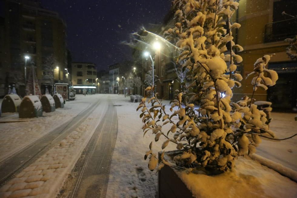 La tormenta Filomena llega a la provincia de Huesca