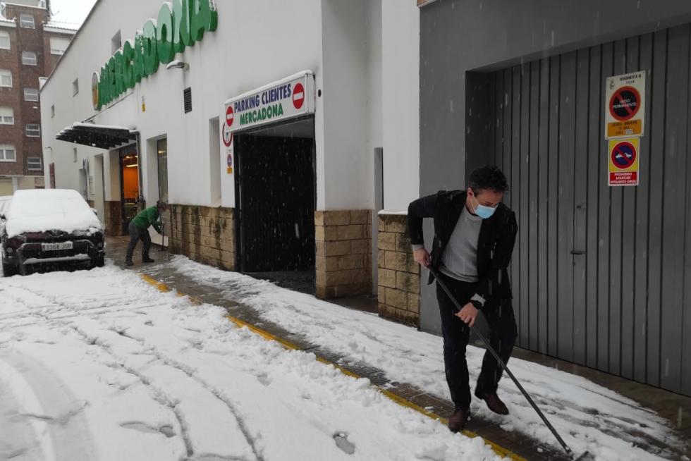 La tormenta Filomena llega a la provincia de Huesca