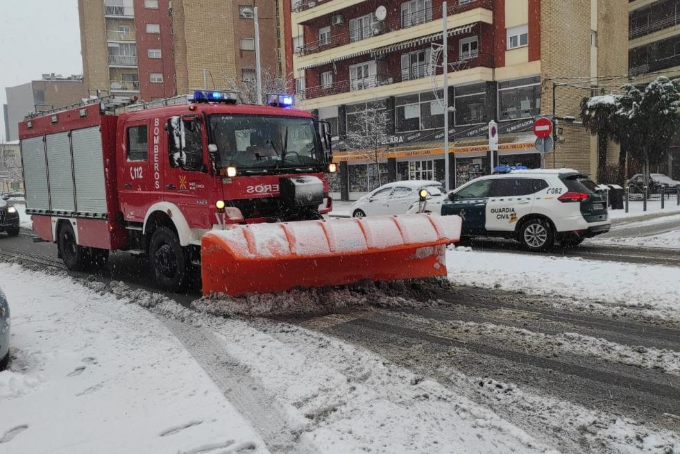 La tormenta Filomena llega a la provincia de Huesca