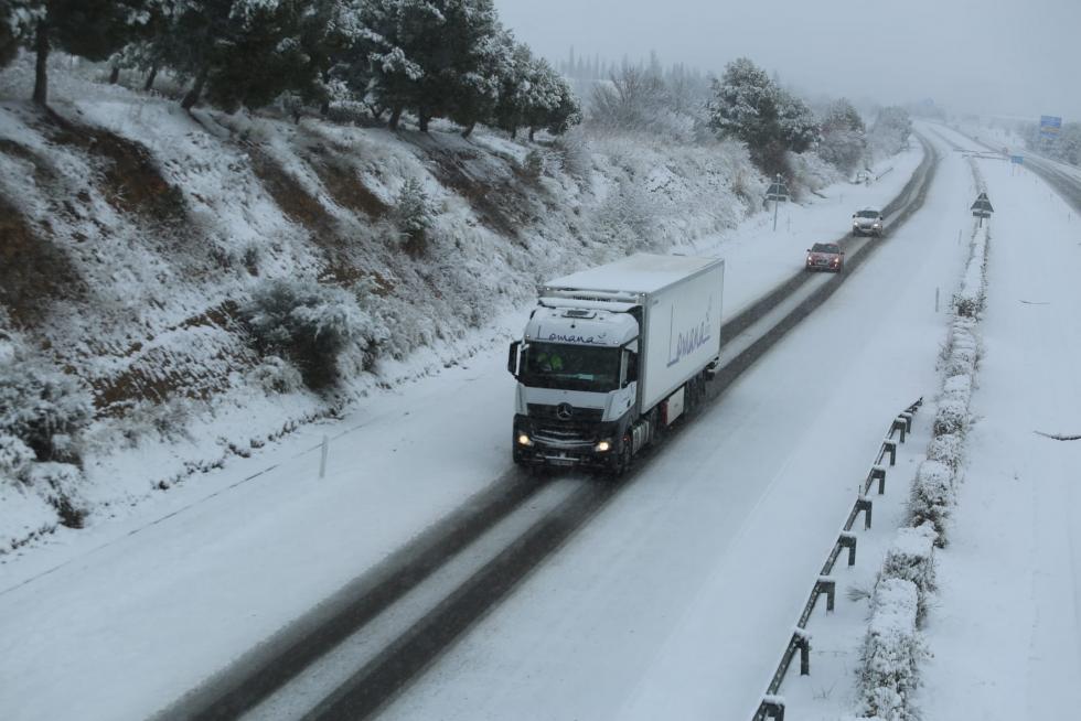 La tormenta Filomena llega a la provincia de Huesca
