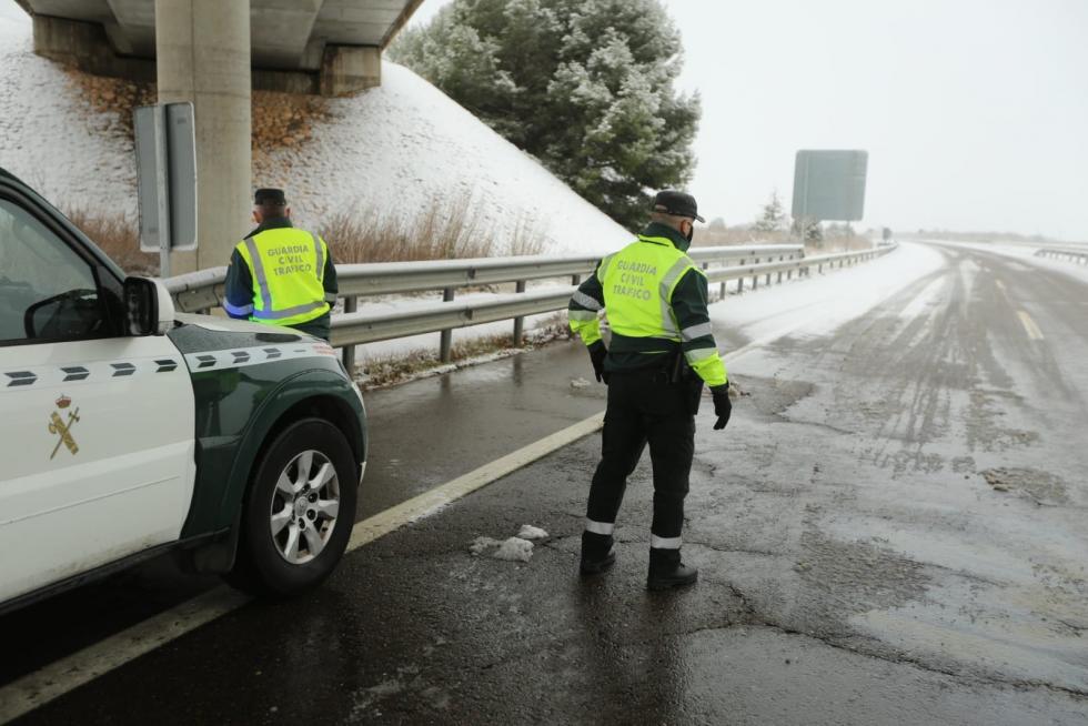 La tormenta Filomena llega a la provincia de Huesca