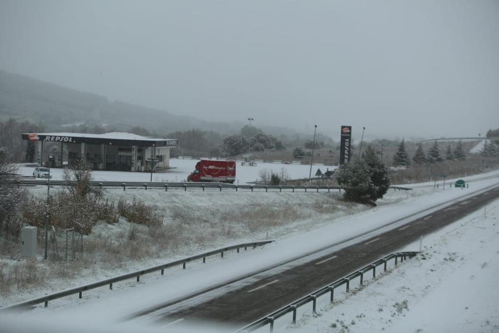 La tormenta Filomena llega a la provincia de Huesca