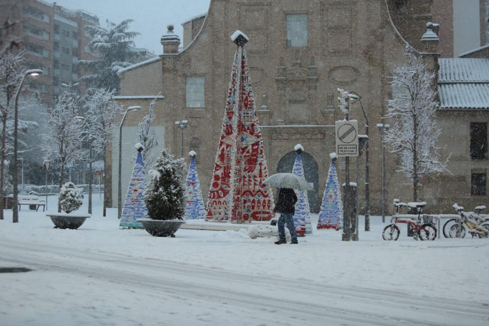 La tormenta Filomena llega a la provincia de Huesca
