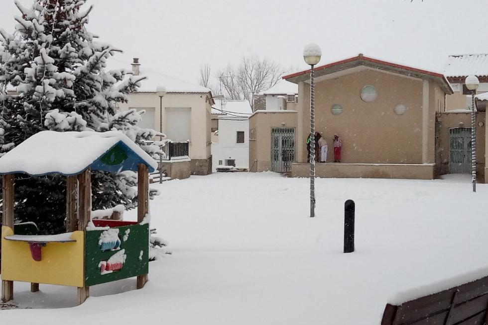 La tormenta Filomena llega a la provincia de Huesca