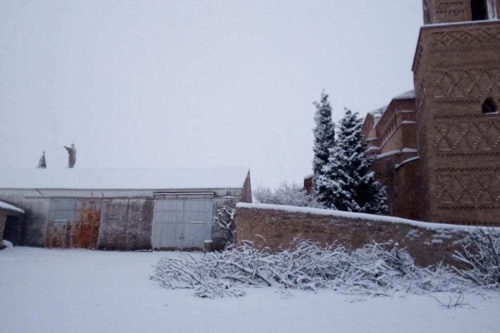 La tormenta Filomena llega a la provincia de Huesca