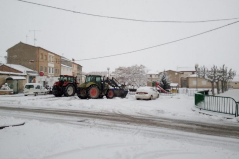 La tormenta Filomena llega a la provincia de Huesca