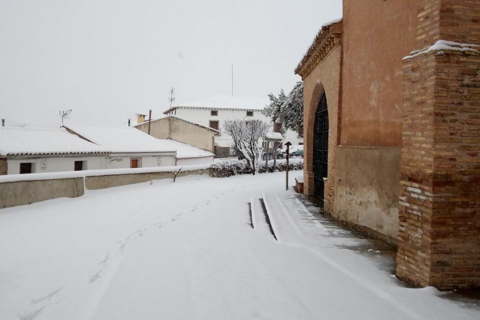La tormenta Filomena llega a la provincia de Huesca