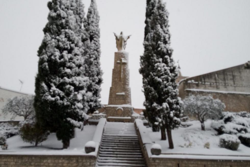 La tormenta Filomena llega a la provincia de Huesca