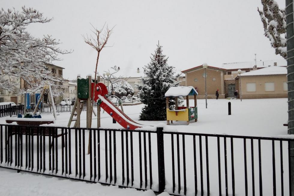 La tormenta Filomena llega a la provincia de Huesca