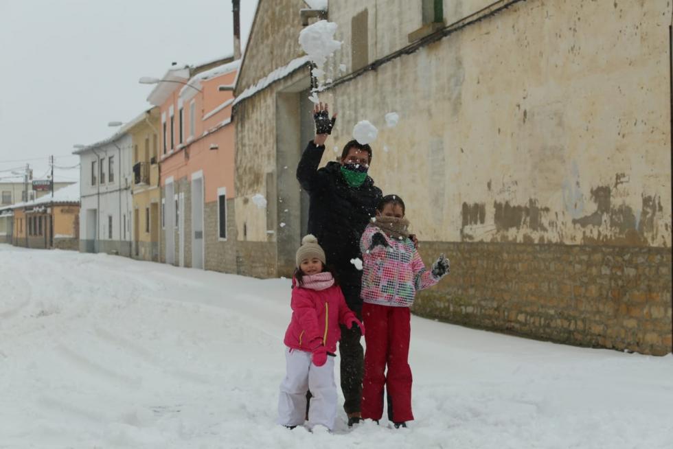 La tormenta Filomena llega a la provincia de Huesca