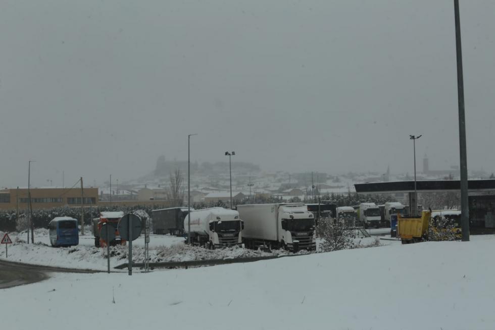 La tormenta Filomena llega a la provincia de Huesca