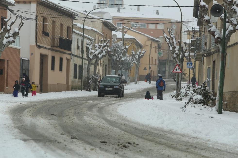 La tormenta Filomena llega a la provincia de Huesca