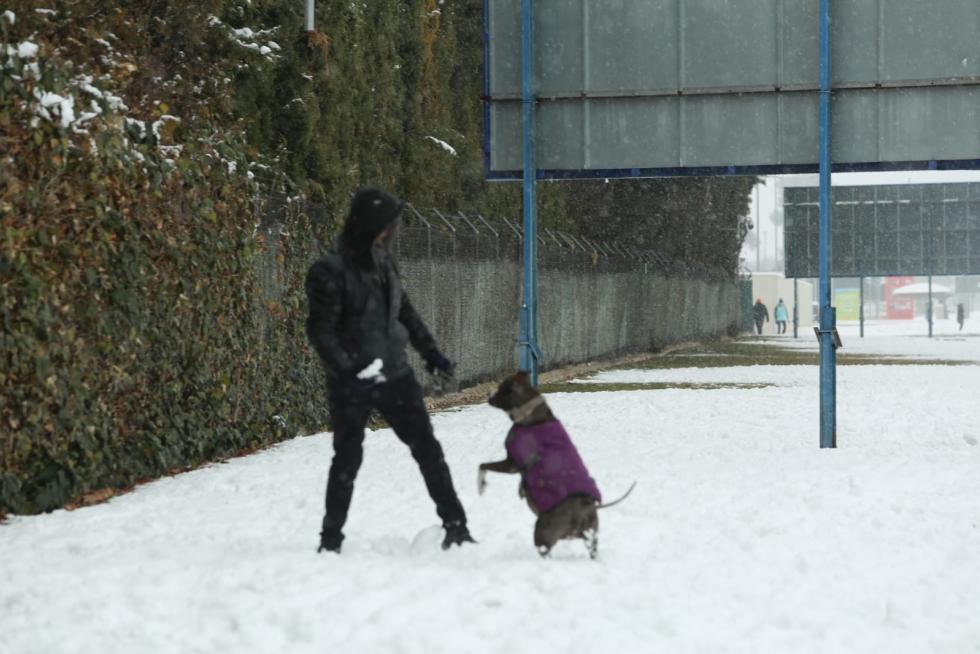 La tormenta Filomena llega a la provincia de Huesca