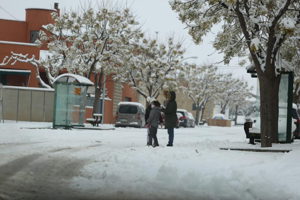 La tormenta Filomena llega a la provincia de Huesca
