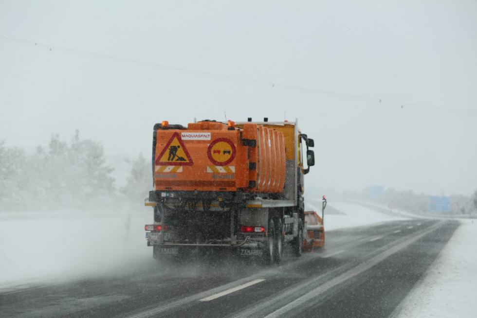La tormenta Filomena llega a la provincia de Huesca