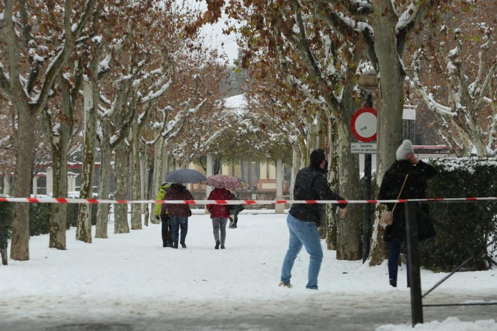 La tormenta Filomena llega a la provincia de Huesca