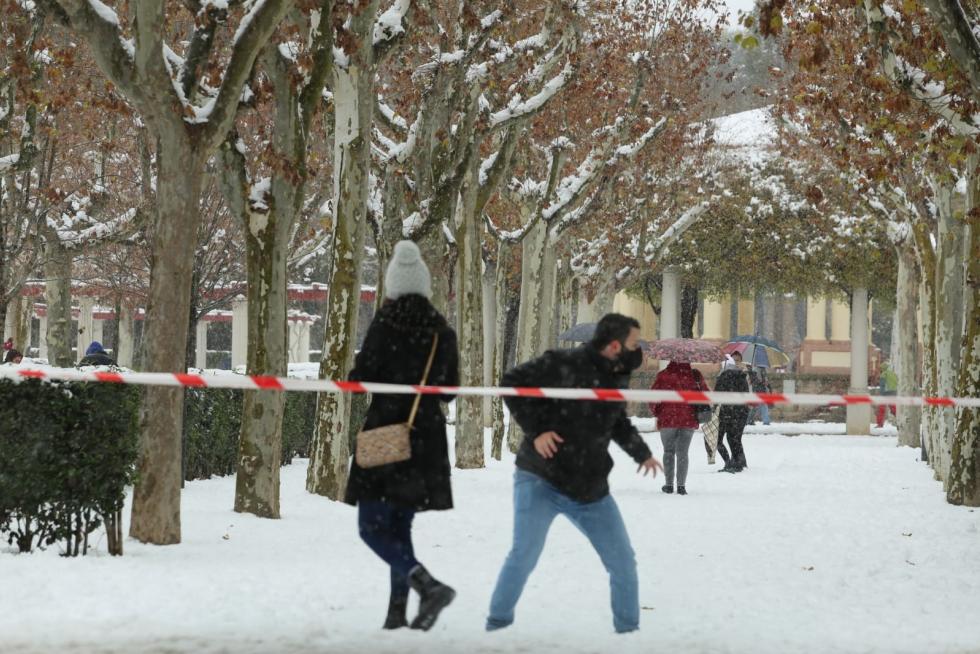 La tormenta Filomena llega a la provincia de Huesca