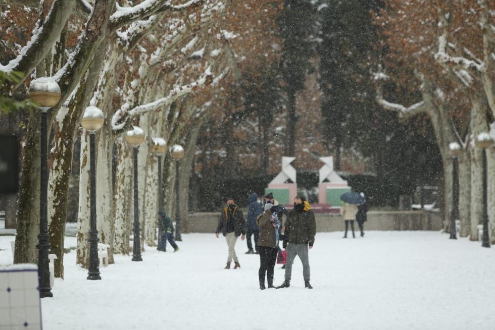 Se reabren los parques de Huesca tras el cierre por seguridad por el temporal