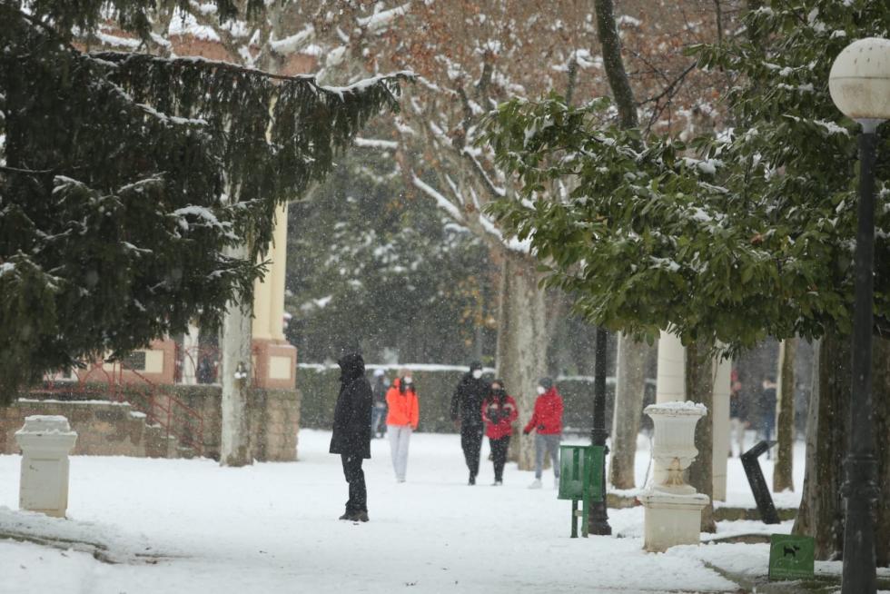La tormenta Filomena llega a la provincia de Huesca