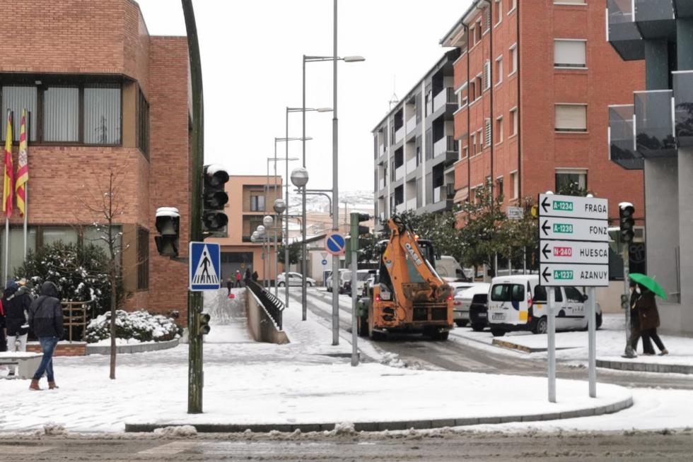 La tormenta Filomena llega a la provincia de Huesca