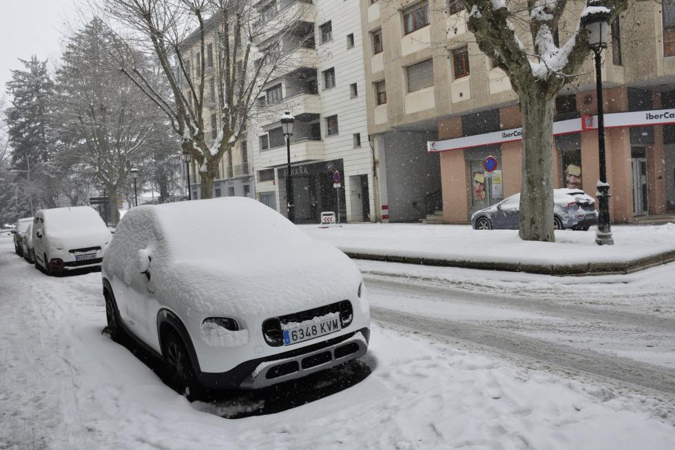 La tormenta Filomena llega a la provincia de Huesca