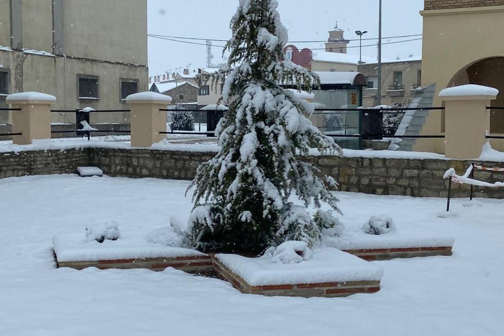 La tormenta Filomena llega a la provincia de Huesca