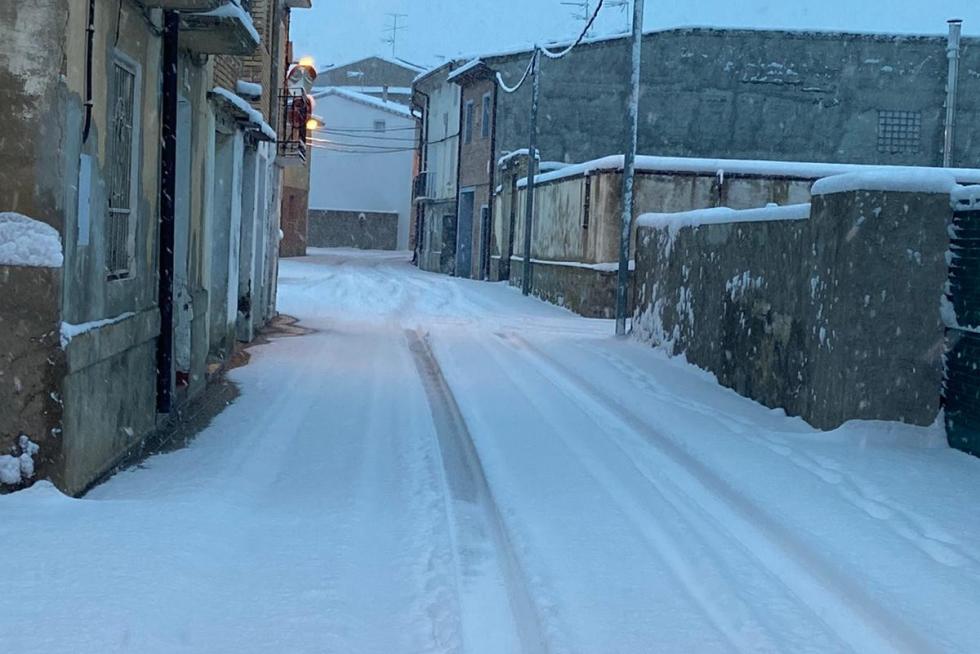 La tormenta Filomena llega a la provincia de Huesca