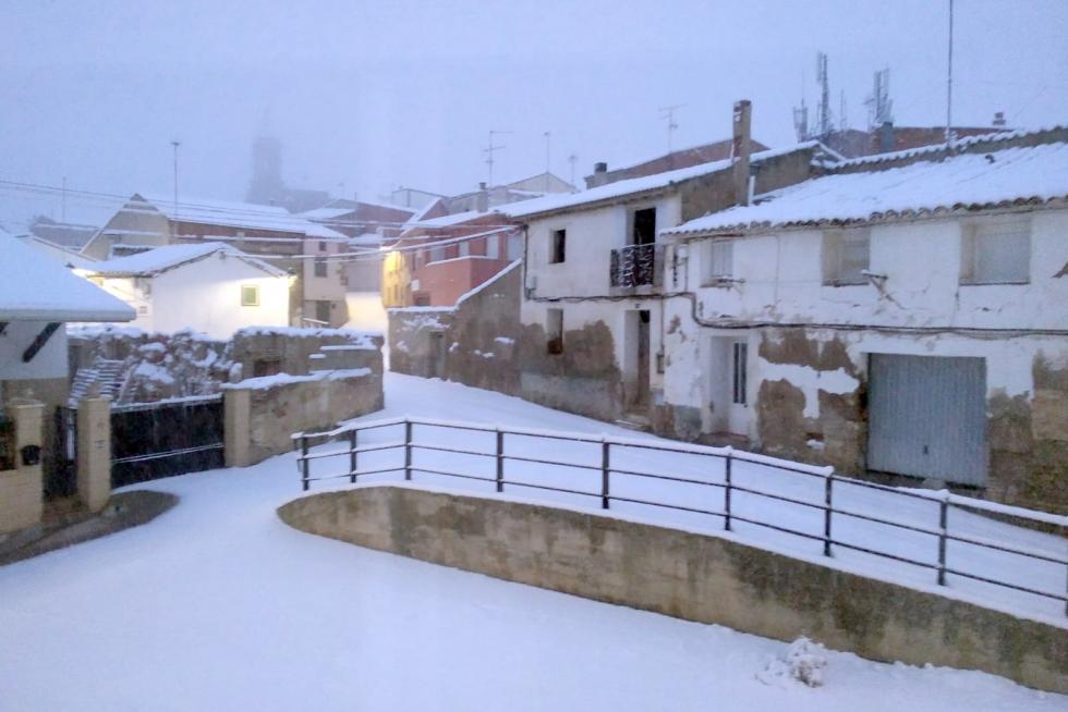La tormenta Filomena llega a la provincia de Huesca