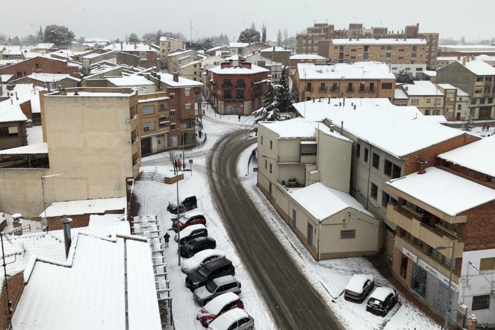 La tormenta Filomena llega a la provincia de Huesca
