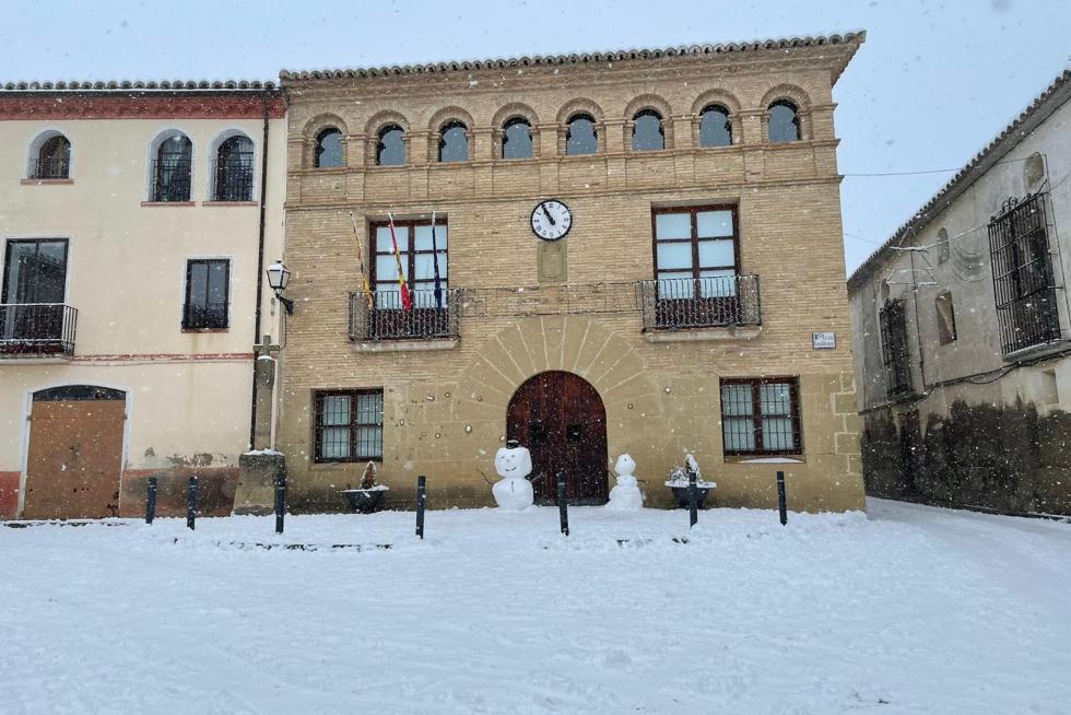La tormenta Filomena llega a la provincia de Huesca
