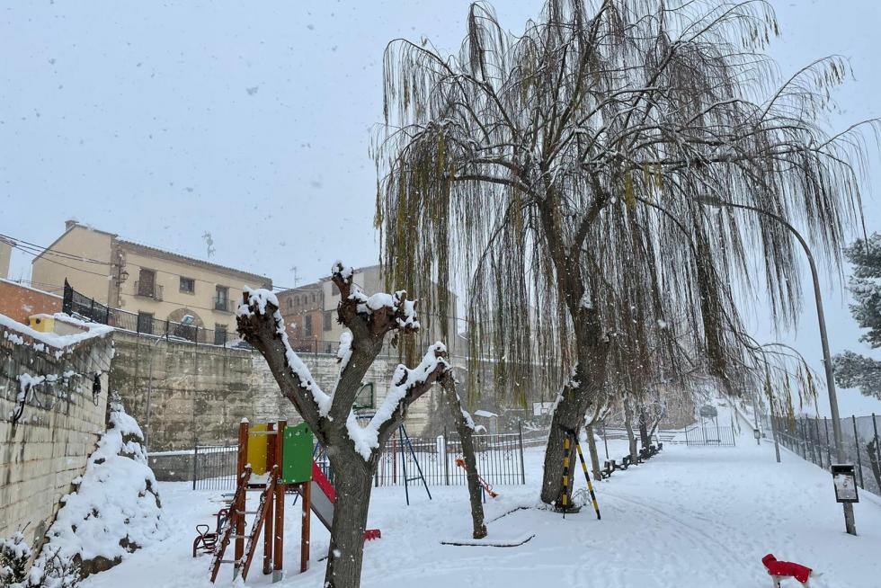 La tormenta Filomena llega a la provincia de Huesca
