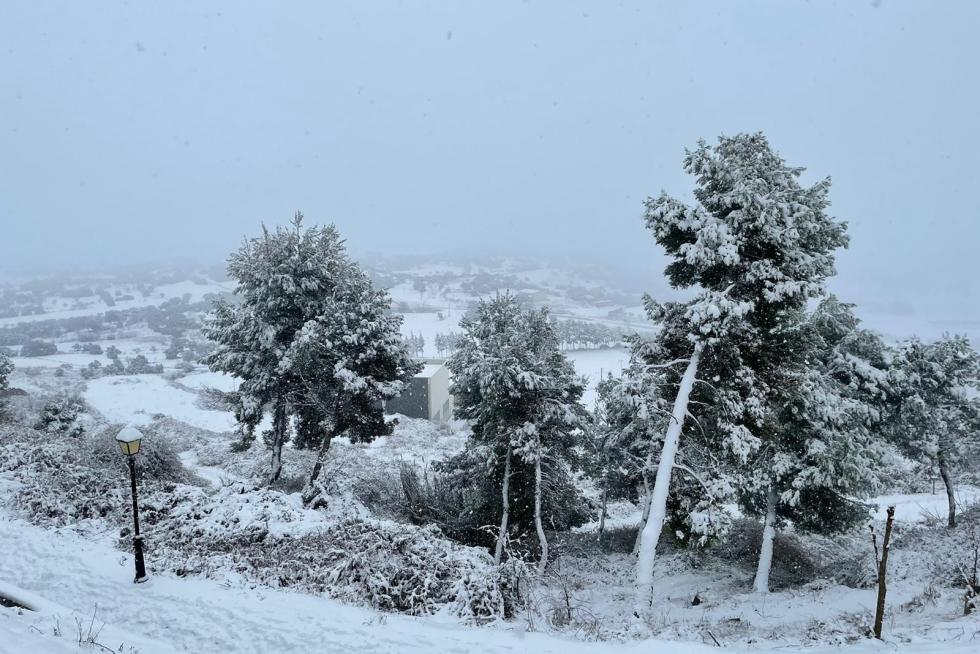 La tormenta Filomena llega a la provincia de Huesca