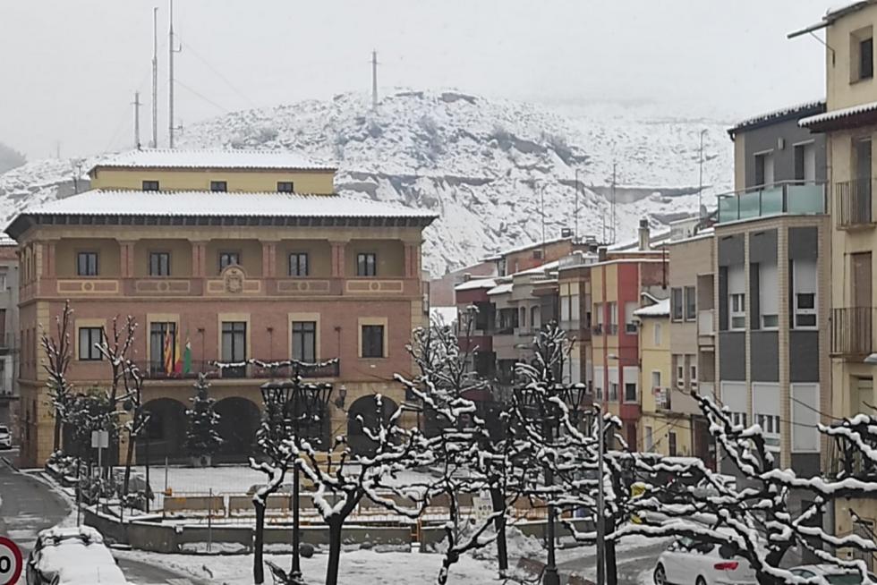 La tormenta Filomena llega a la provincia de Huesca
