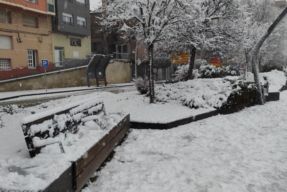 La tormenta Filomena llega a la provincia de Huesca