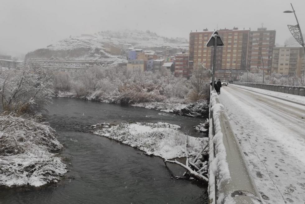 La tormenta Filomena llega a la provincia de Huesca
