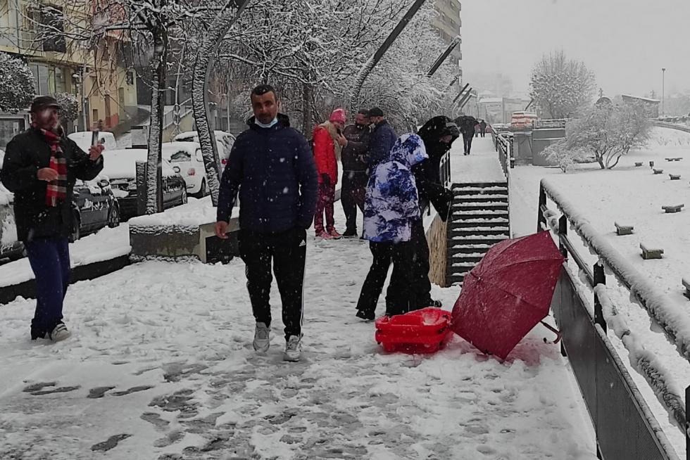 La tormenta Filomena llega a la provincia de Huesca